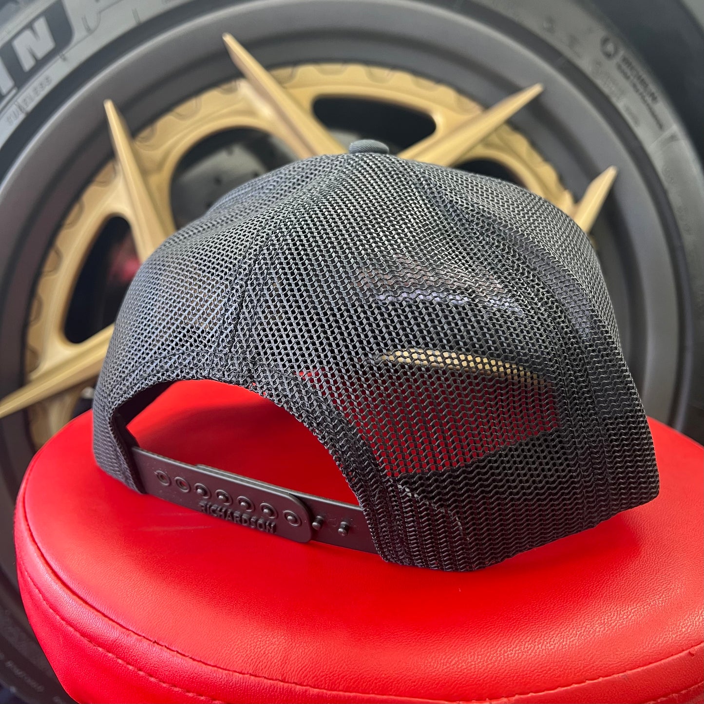 Alpha Auto Works Mesh Snapback Hat - Richardson Style 112