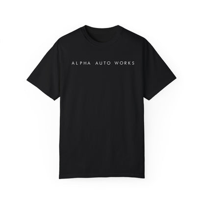 Alpha Auto Works Black Logo T-Shirt