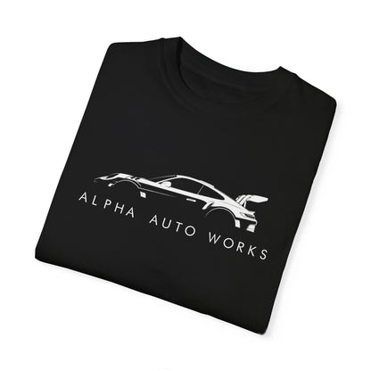 Alpha Auto Works Logo Porsche T-Shirt