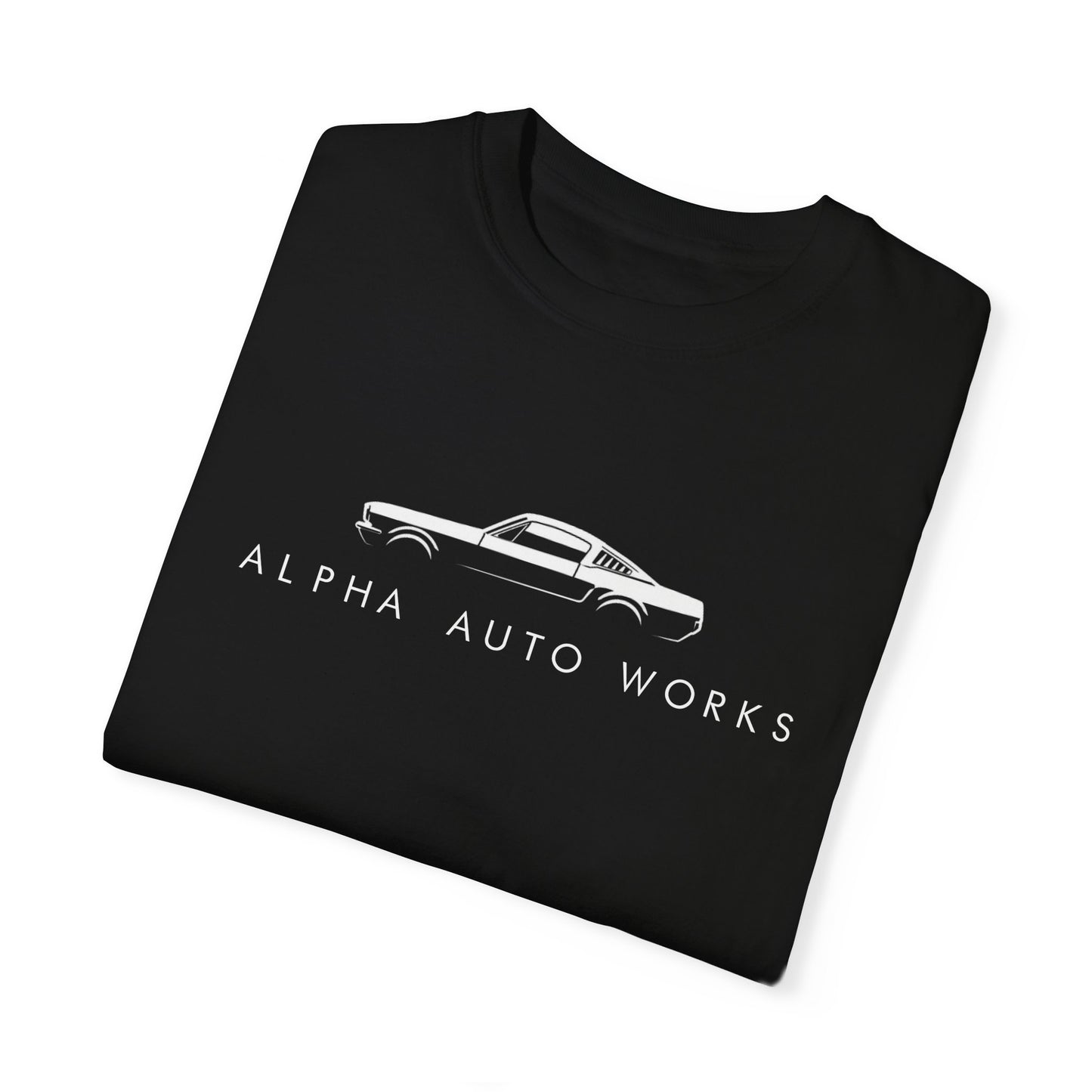 Alpha Auto Works Fastback Logo T-Shirt Black