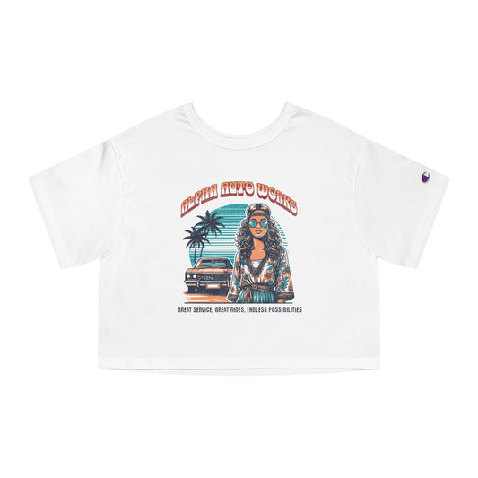 Alpha Auto Works Hippie Summer Women's Cropped T-Shirt