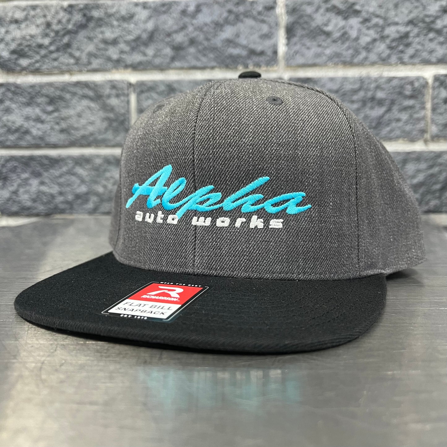 Alpha Auto Works Snapback Hat - Richardson Style 510