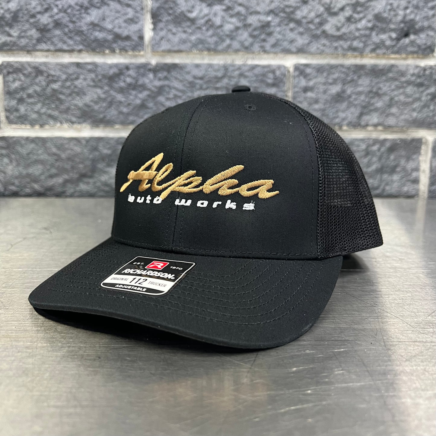 Alpha Auto Works Snapback Hat - Richardson Style 510